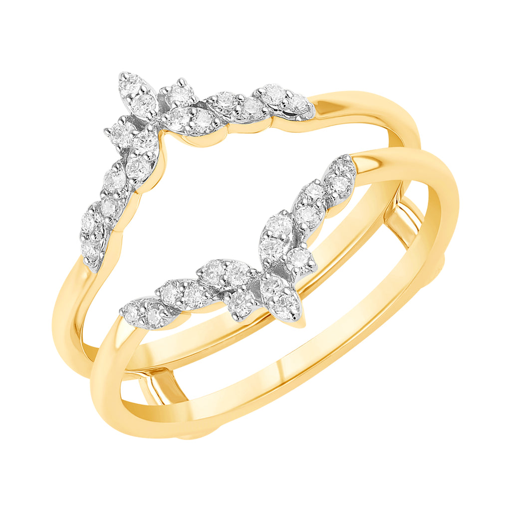 9ct Yellow Gold Diamond Enhancer Ring 0.20ct – Mystique Jewellers